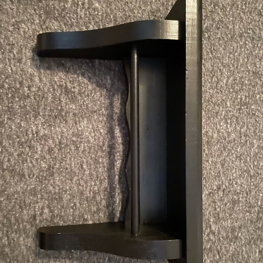 Spray painted shelf